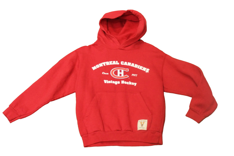NHL Montreal Canadiens Kid's Bulletin Vintage Fleece Hoodie