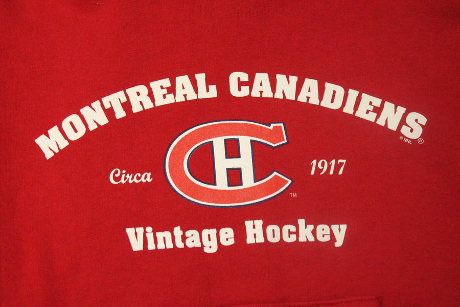 NHL Montreal Canadiens Kid's Bulletin Vintage Fleece Hoodie