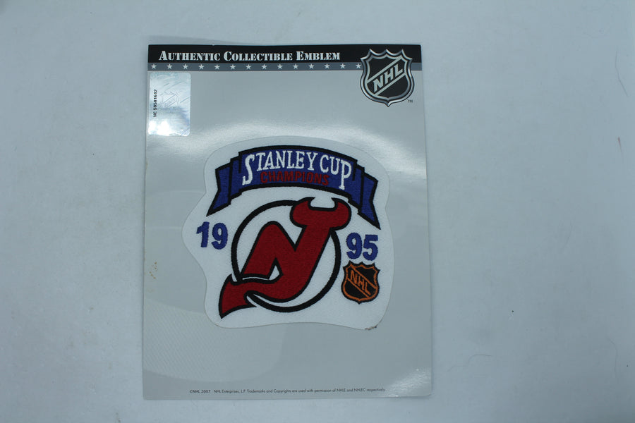 NHL New Jersey Devils Authentic 1995 Stanley Cup Champions Jersey Patch