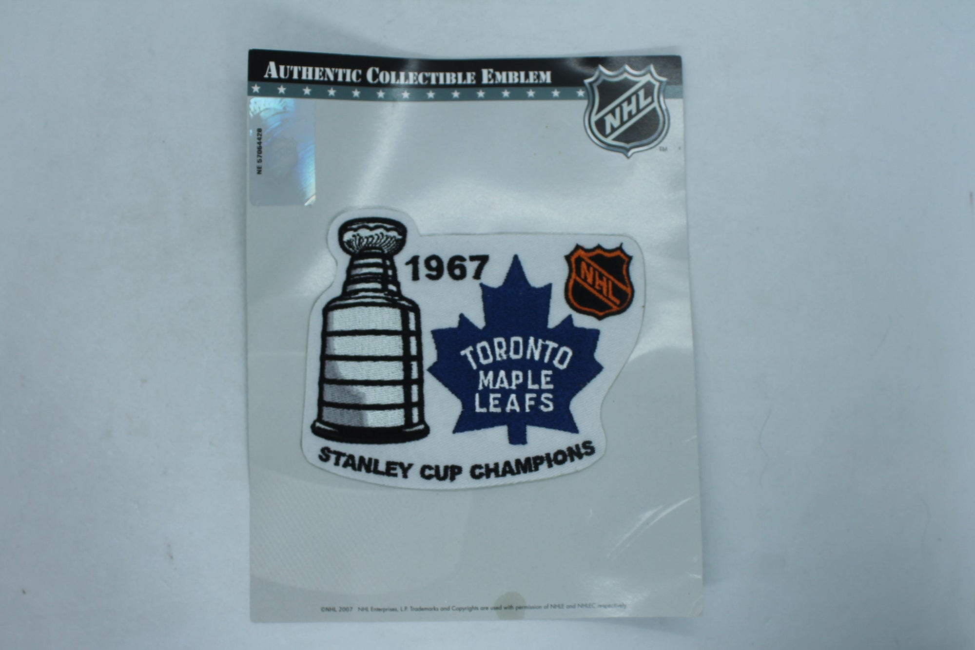 NHL Toronto Maple Leafs Authentic 1967 Stanley Cup Champions Jersey Patch