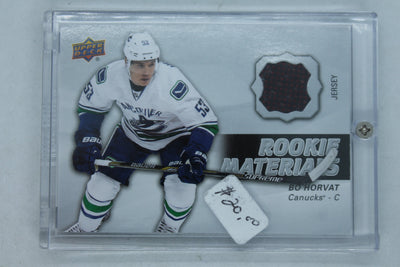 Bo Horvat 2014-15 Upper Deck Rookie Materials Jersey #RM23 - Vancouver Canucks