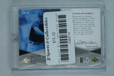 Aaron Hill  2007 Upper Deck Spectrum - Swatches #SSW-AH Aaron Hill #112/199