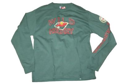 NHL Minnesota Wild Mens Long Sleeve Tee - Large