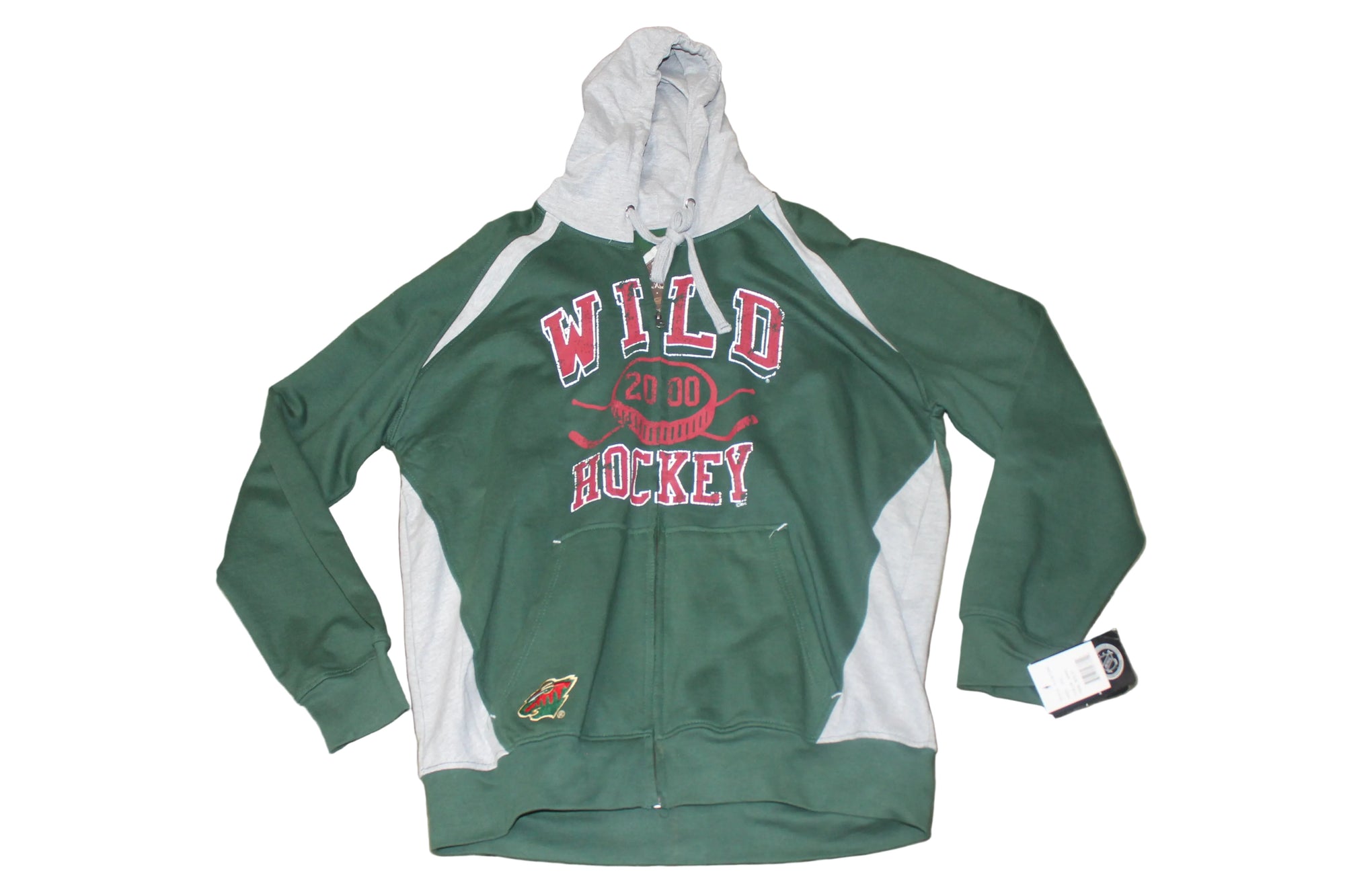 NHL Minnesota Wild Men's G-III Sports Zip-Up Hoodie - XXL