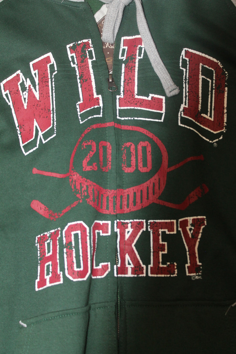 NHL Minnesota Wild Men's G-III Sports Zip-Up Hoodie - XXL