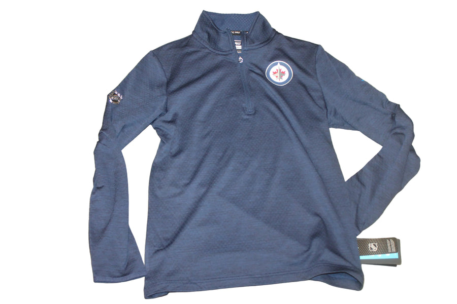 NHL Fanatics - Men's Winnipeg Jets Authentic Pro Long Sleeve 1/4 Zip