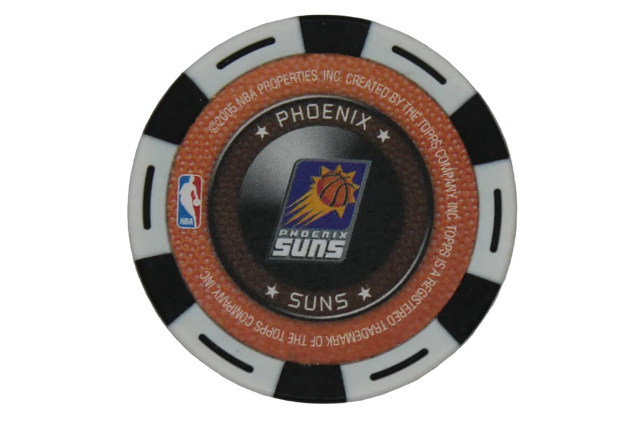 NBA 2005-06 Shawn Marion NBA Topps Poker Chip White/Black - Suns