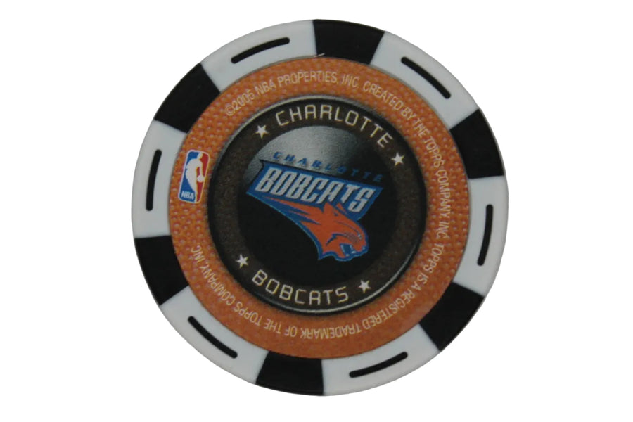 NBA 2005-06 Brevin Knight NBA Topps Poker Chip White/Black - Bobcats