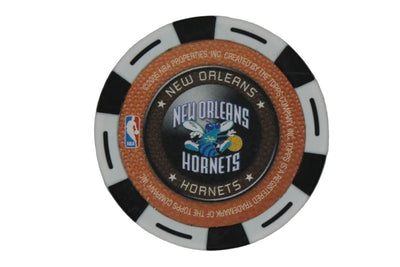NBA 2005-06 Dan Dickau NBA Topps Poker Chip White/Black - Hornets
