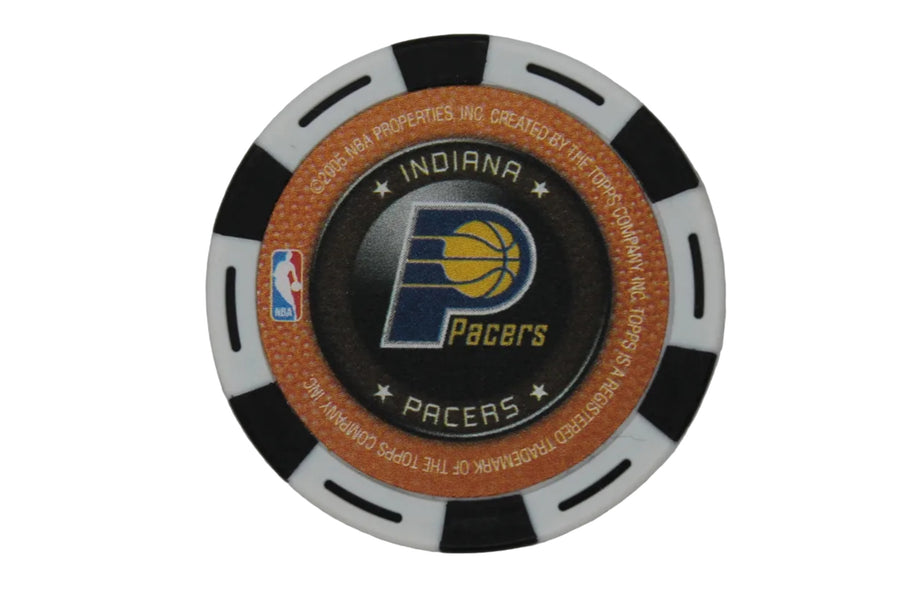 NBA 2005-06 Stephen Jackson NBA Topps Poker Chip White/Black - Pacers