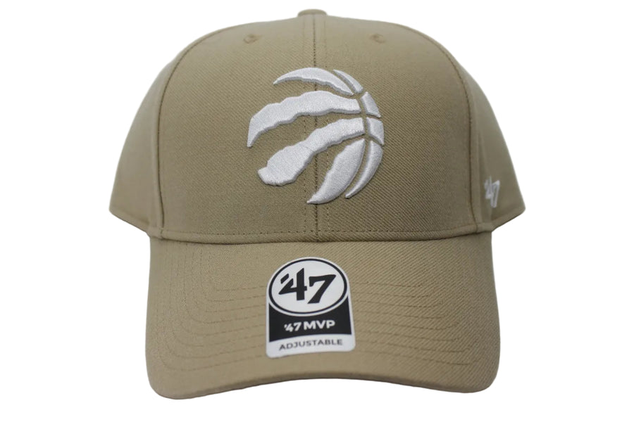 NBA Toronto Raptors '47 Brand MVP Khaki Adjustable Hat
