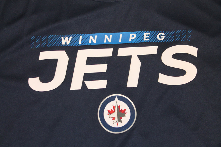 NHL Fanatics - Men's Winnipeg Jets Authentic Pro Short Sleeve T-Shirt  - Large