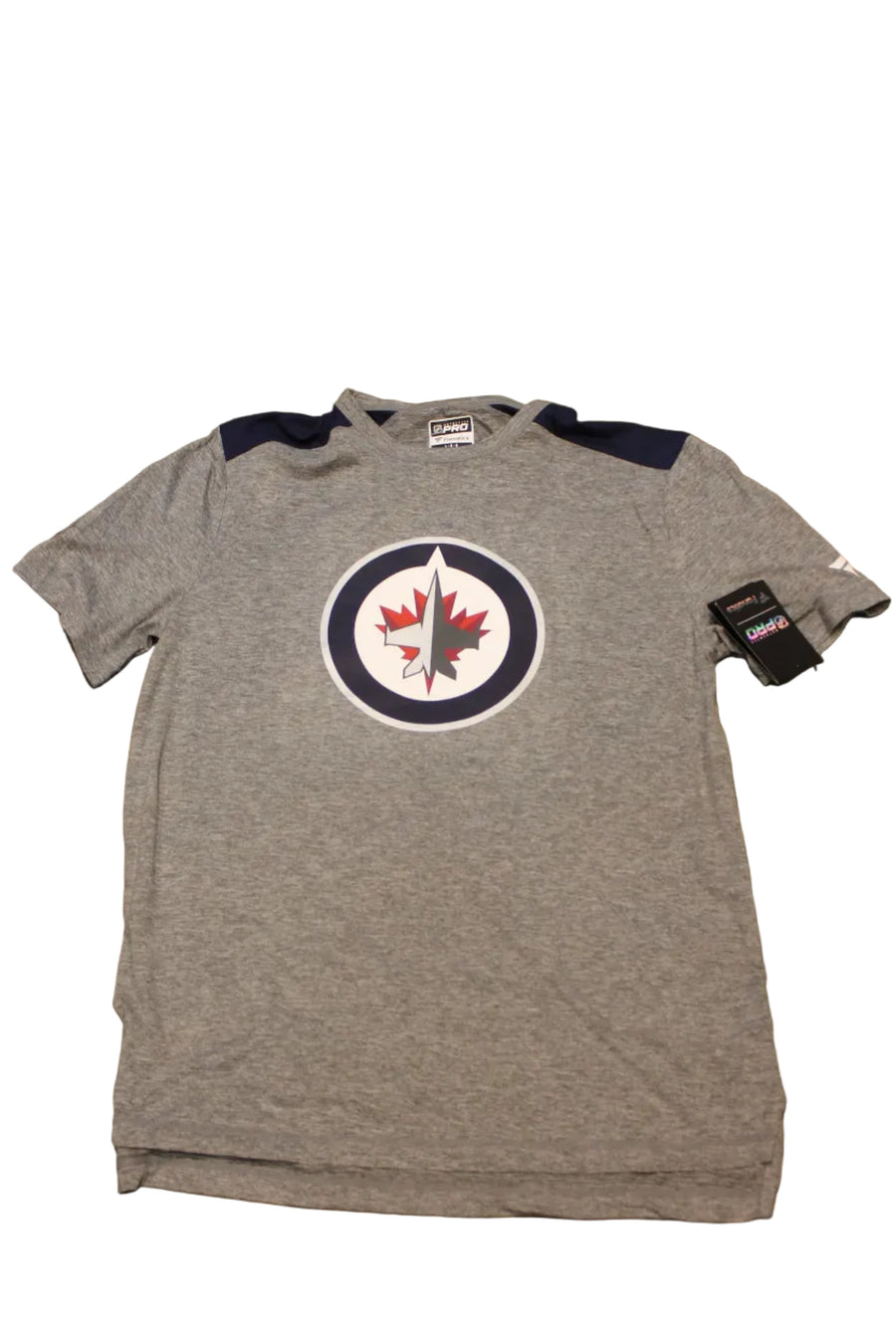 NHL Fanatics - Men's Winnipeg Jets Authentic Pro Short Sleeve T-Shirt - Grey