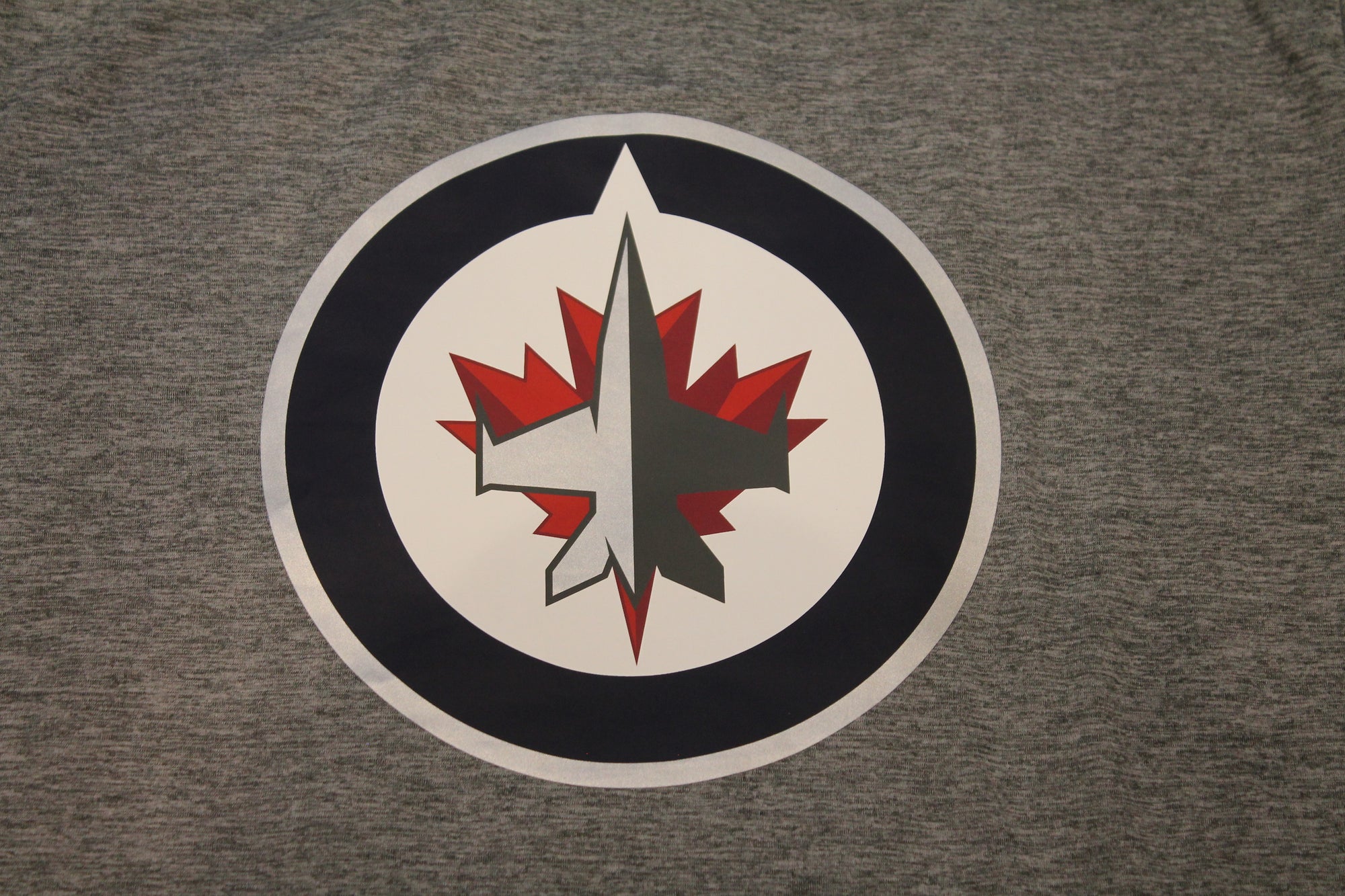 NHL Fanatics - Men's Winnipeg Jets Authentic Pro Short Sleeve T-Shirt - Grey