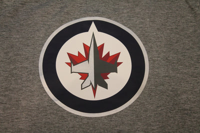 NHL Fanatics - Men's Winnipeg Jets Authentic Pro Short Sleeve T-Shirt - Grey