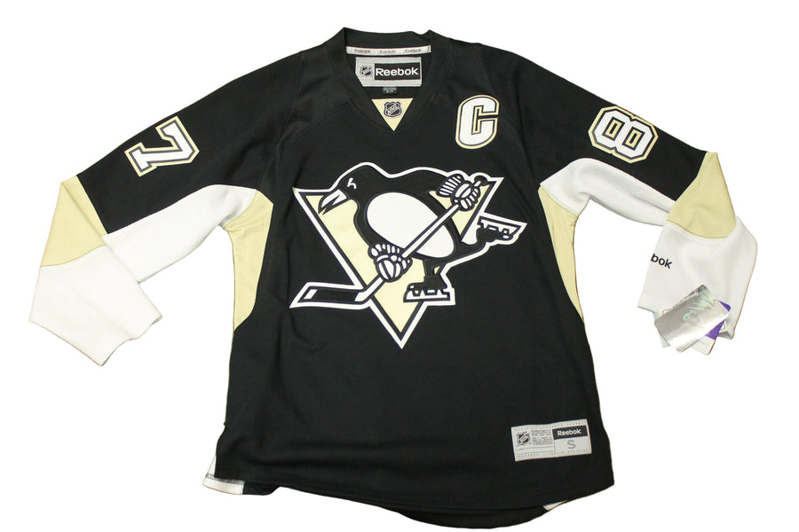 NHL Sidney Crosby #87 Men's Reebok Home Jersey - Pittsburgh Penguins - Small - (Sale)
