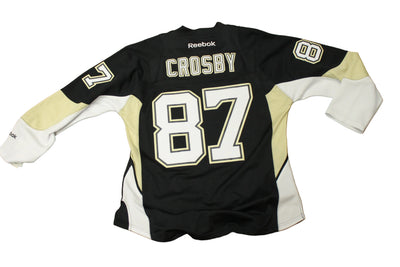 NHL Sidney Crosby #87 Men's Reebok Home Jersey - Pittsburgh Penguins - Small - (Sale)