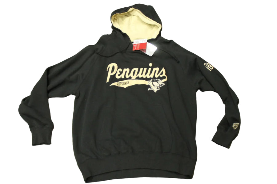NHL Pittsburgh Penguins Men's Old Time Hockey Hoodie - XLarge