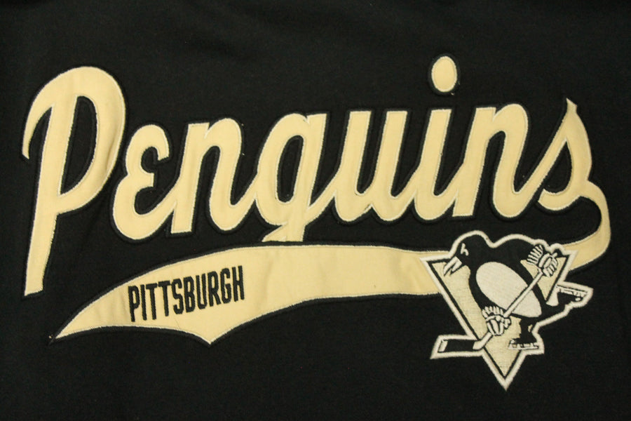 NHL Pittsburgh Penguins Men's Old Time Hockey Hoodie - XLarge