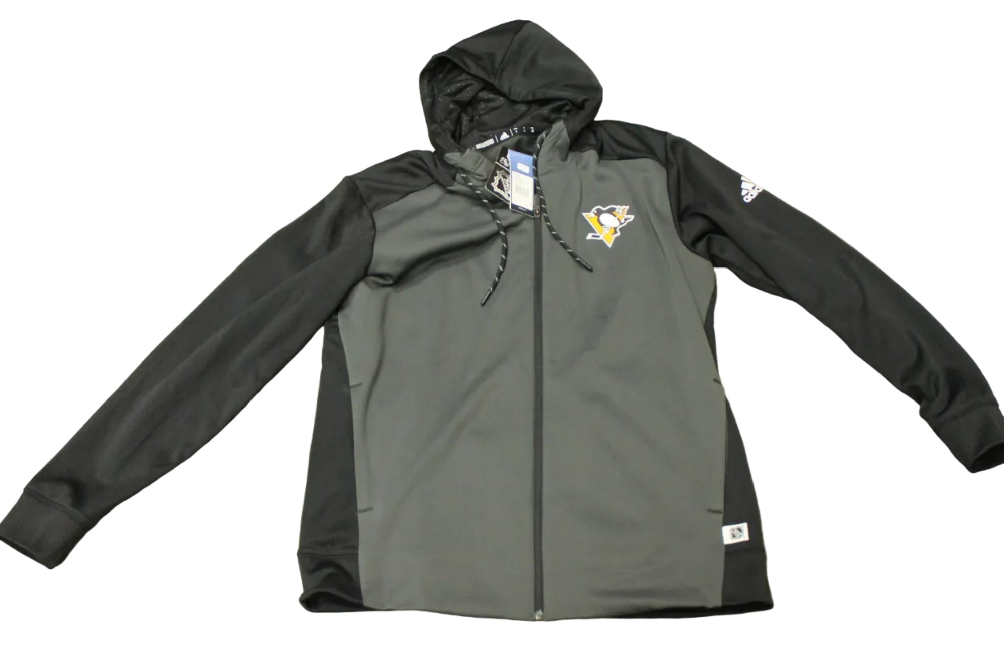 NHL Pittsburgh Penguins Men's Adidas Full-Zip Hoodie