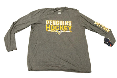 NHL Pittsburgh Penguins Men's Fanatics Longsleeve Tee - XXlarge