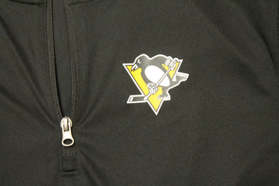 NHL Pittsburgh Penguins Men's Fanatics Longsleeve 1/4 Zip - Large