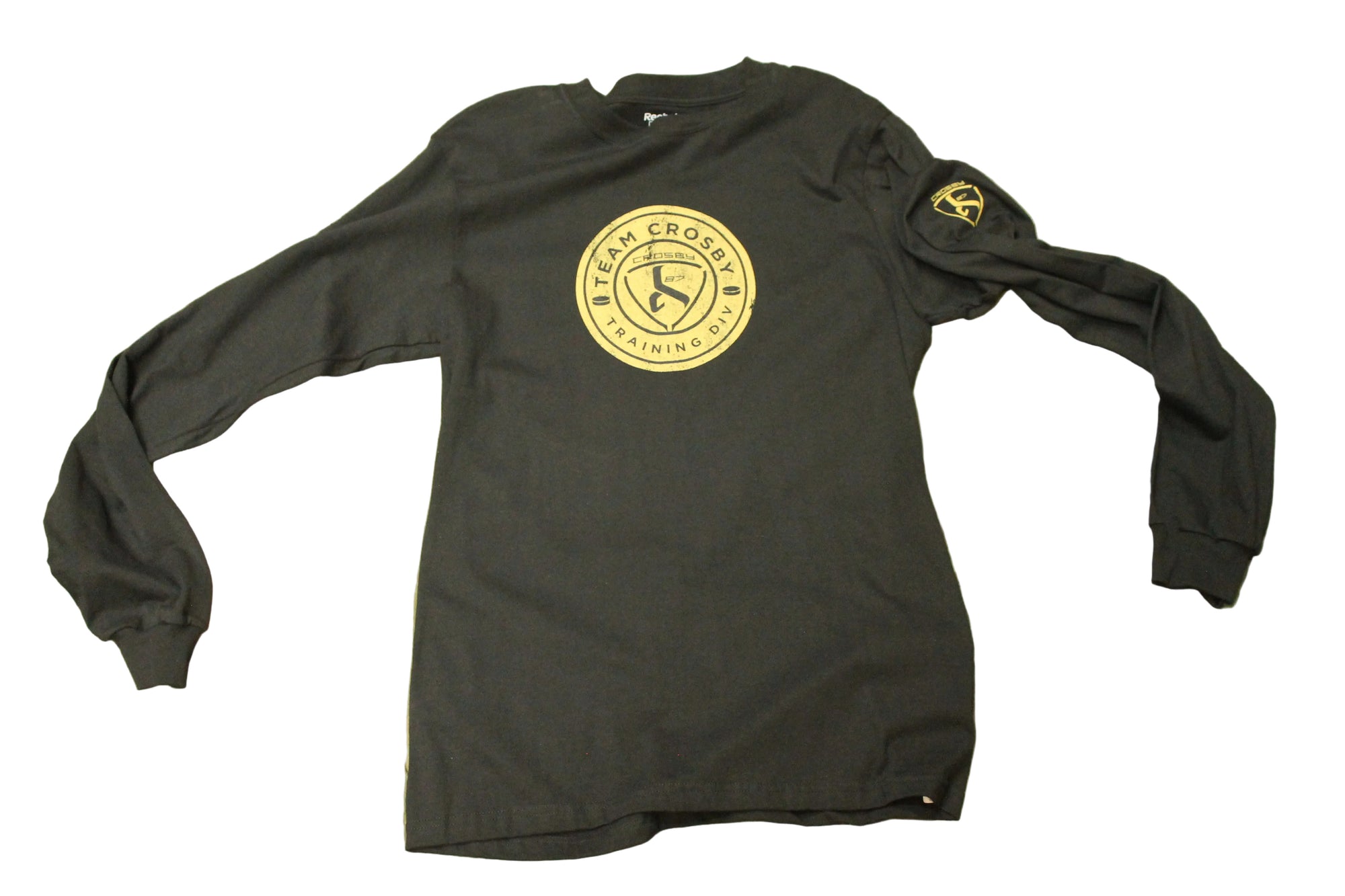 NHL Pittsburgh Penguins Men's Reebok Crosby Longsleeve Tee - Medium