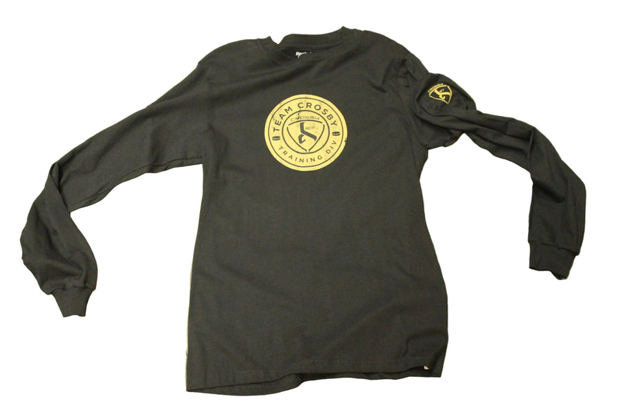 NHL Pittsburgh Penguins Men's Reebok Crosby Longsleeve Tee - Medium