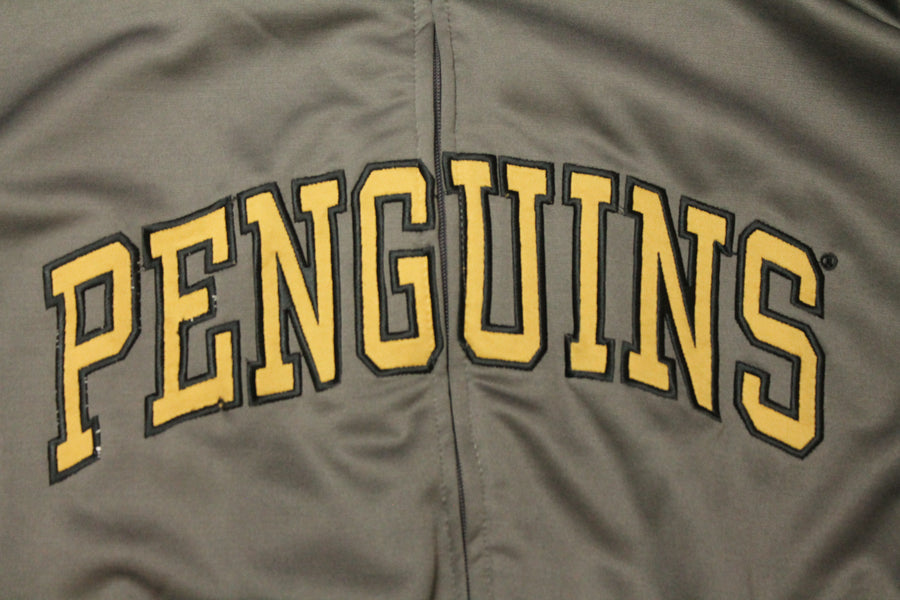 NHL Pittsburgh Penguins Men's Majestic Longsleeve Zip-Up Track Jacket - XLarge (Sale)