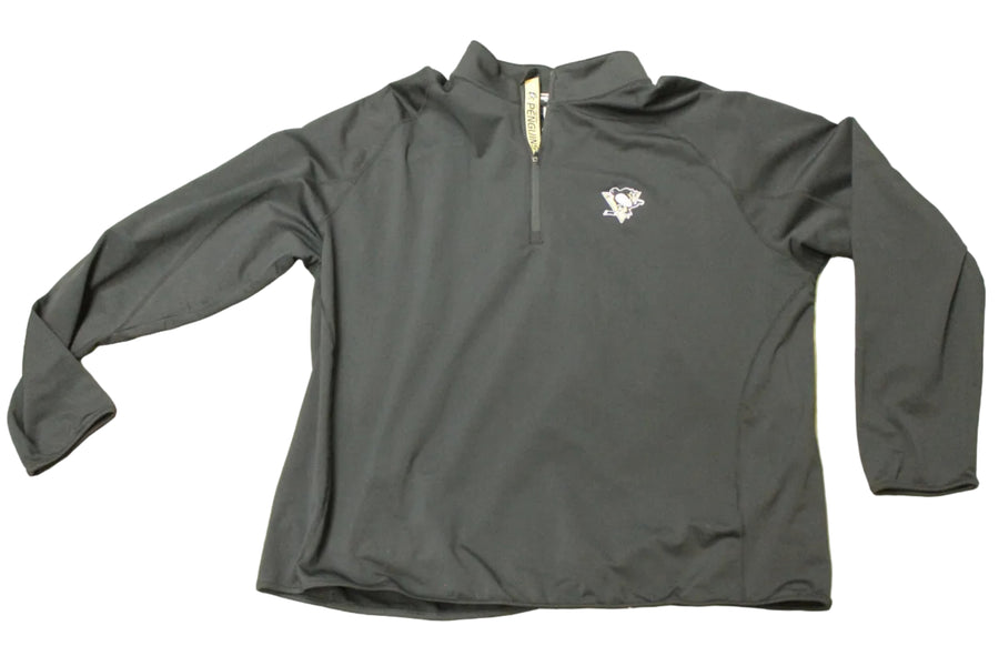 NHL Pittsburgh Penguins Men's Level Wear Longsleeve 1/4 Zip - XXLarge