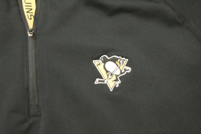 NHL Pittsburgh Penguins Men's Level Wear Longsleeve 1/4 Zip - XXLarge