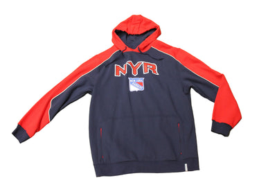 NHL New York Rangers Men's Reebok Face Off Hoodie - XLarge