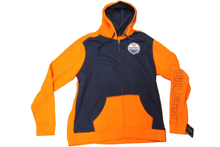 NHL Edmonton Oilers Men's Fanatics Zip-Up Hoodie