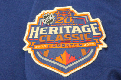 NHL Edmonton Oilers Men's Fanatics Heritage Classic Authentic Pro Performance Hoodie