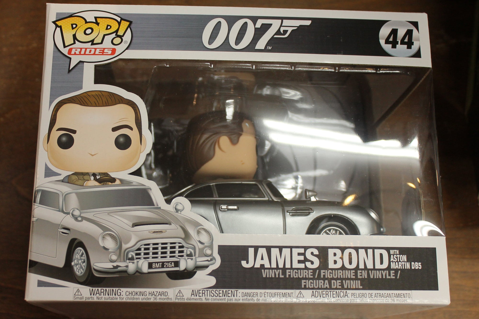 Funko POP Ride - James Bond with Aston Martin DB5 007 #44 (Sean Connery)