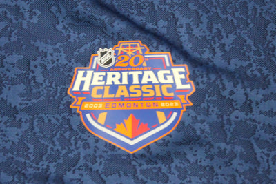 NHL Edmonton Oilers Men's Fanatics Heritage Classic Authentic Pro Golf Shirt