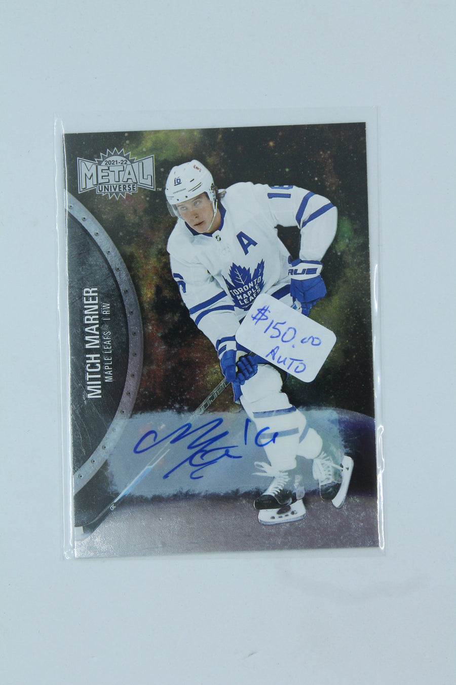 Mitch Marner 2021-22 Skybox Metal Universe  - Silver Autographs - #5 (Sale)