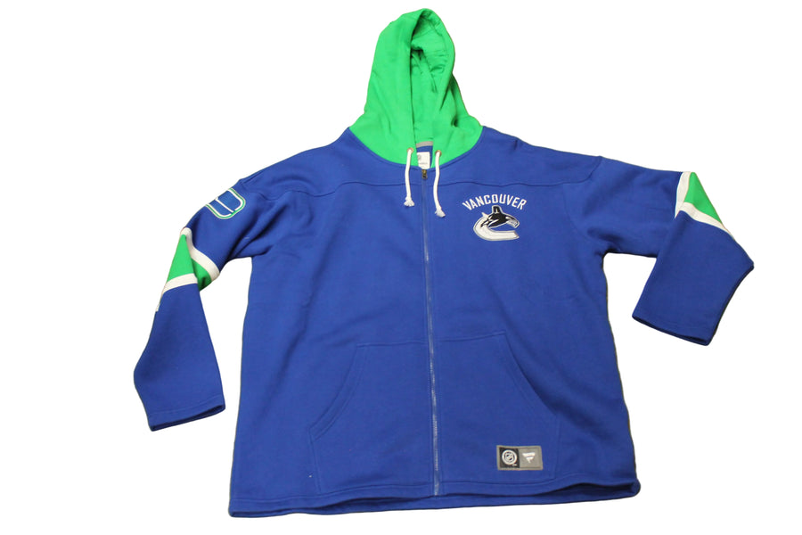 NHL Vancouver Canucks Men's Fanatics Zip-Up Hoodie - XXXLarge