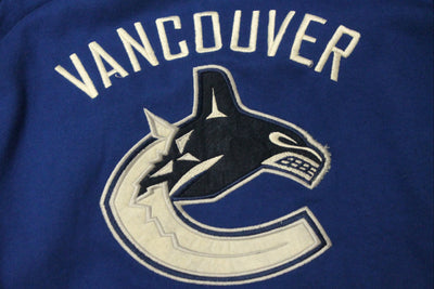 NHL Vancouver Canucks Men's Old Time Hockey Retro & New Logo Hoodie