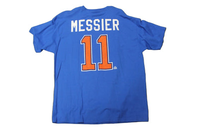 NHL Edmonton Oilers Men's Old Time Hockey Mark Messier #11 Tee - XLarge