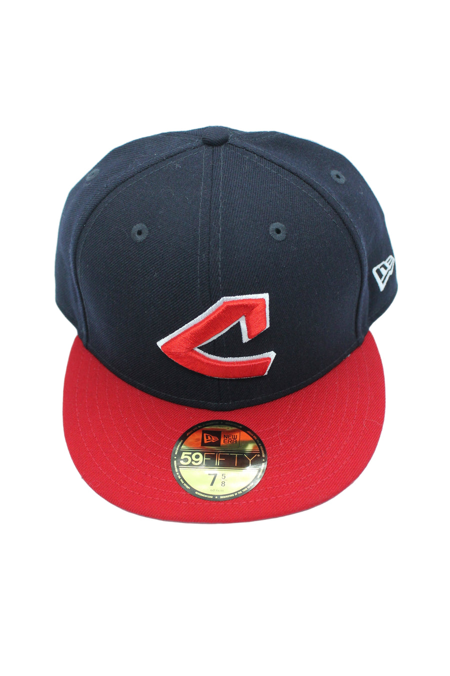 MLB Cleveland Guardians New Era 59Fifty Navy/Red Fitted Hat