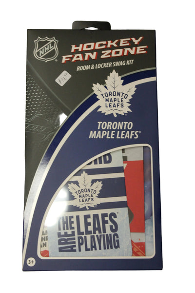 NHL Toronto Maple Leafs Hockey Fan Zone - Room & Locker Swag Kit