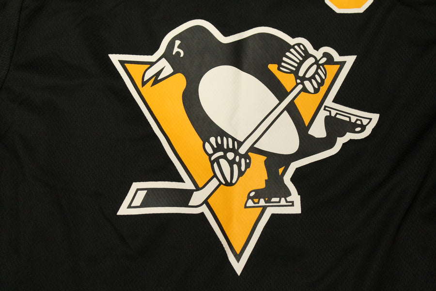 NHL Sidney Crosby Men's Silk Screened Home Practice Jersey - Pittsburgh Penguins - S/M