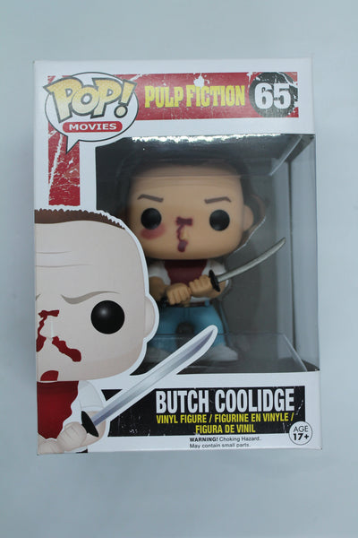 Funko POP Butch Coolidge #65 - Pulp Fiction - Back of Box Damaged