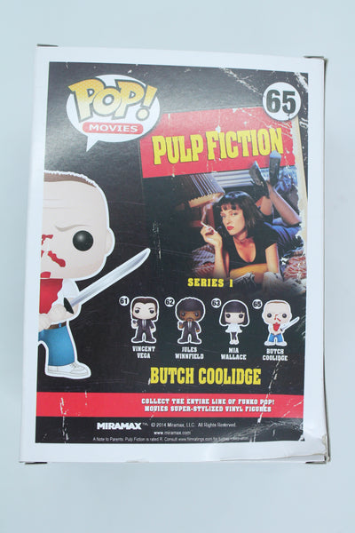 Funko POP Butch Coolidge #65 - Pulp Fiction - Back of Box Damaged