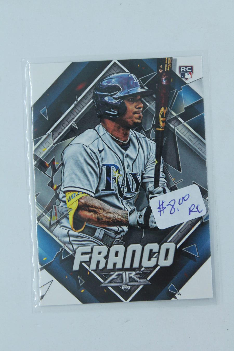 Wander Franco 2022 Topps Fire Rookie Card