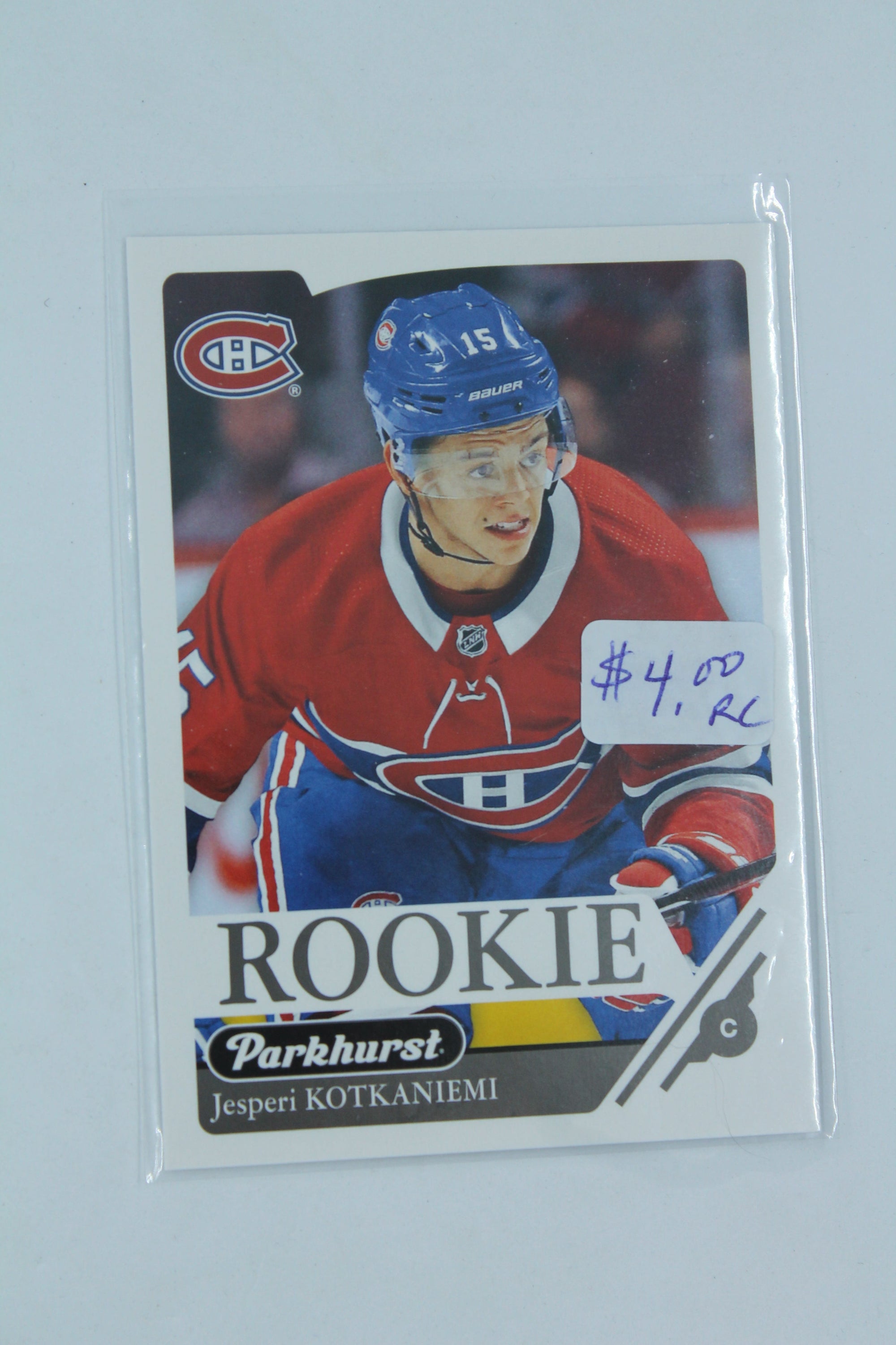Jesperi Kotkaniemi 2018-19 Upper Deck Parkhurst Rookie Card