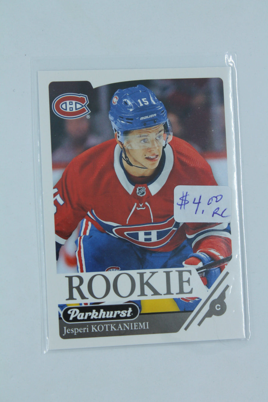 Jesperi Kotkaniemi 2018-19 Upper Deck Parkhurst Rookie Card