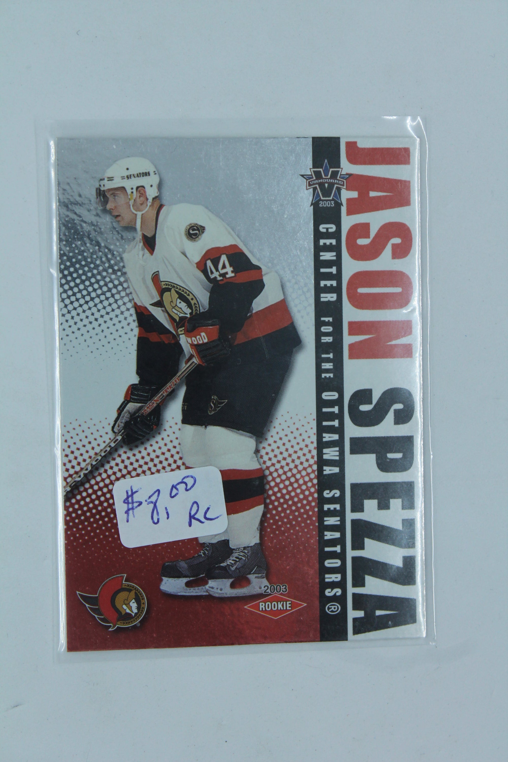 Jason Spezza 2002-03 Pacific Vanguard Rookie Card