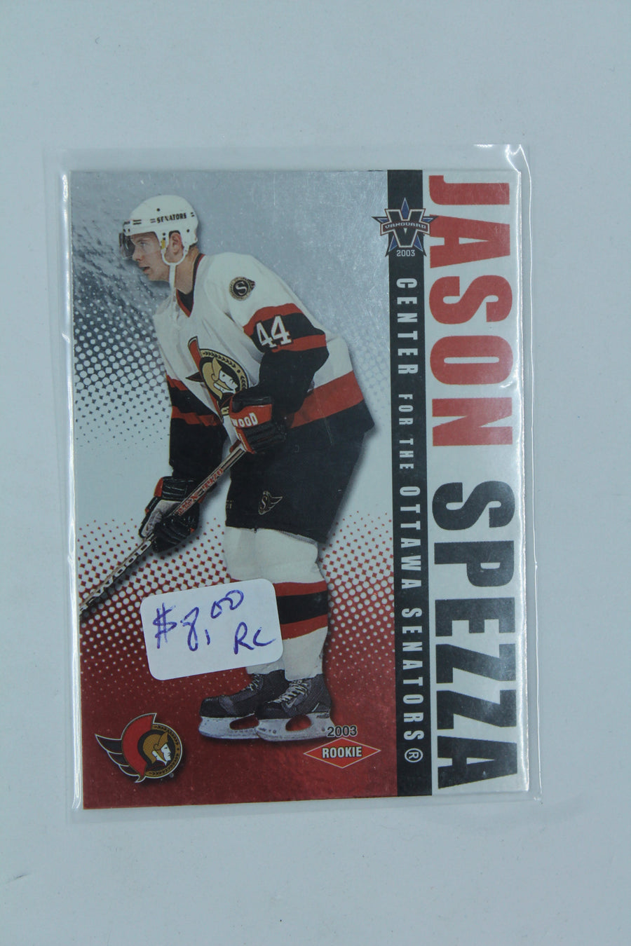Jason Spezza 2002-03 Pacific Vanguard Rookie Card